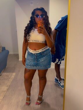Bling purple label skirt